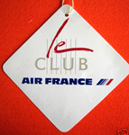 Air France Le Club 1970s Tag