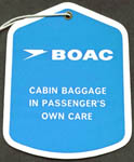 BOAC 1972 Bag Tag