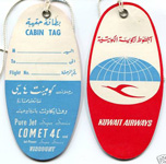 Kuwait Airways Comet4C Tag