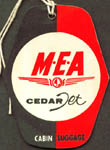 MEA Cedar Jet Bag Tag