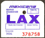 Mexicana Bag Tag