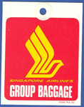 SIA Group Baggage Tag