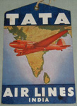 Tata Air Lines Baggage Tag