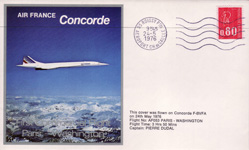 AF Concorde-1st Commercilal Flight PAR-WAS