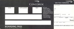 BA Concorde Boarding Pass-2000-Unused