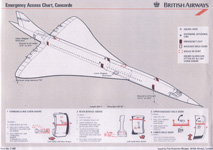 BA Concorde Emergency Access Chart-Fire Protection Mgr