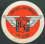 Chicago & Southern Airlines 1940's