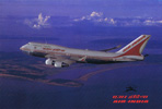 Air India Boeing 747-400 Embossed