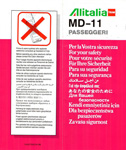 Alitalia MD-11 1998 Issue