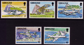 Gibraltar 60th Anniv of RAF 1978