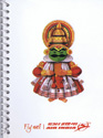 AI Maharajah (Kathakali Dancer) Writing Pad