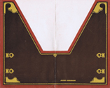 AI Stationery Folder with Ornate Door