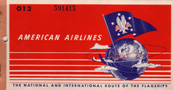 American Airlines acft Around Globe Tkt