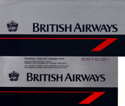 British Airways Landor Tkt & Holder