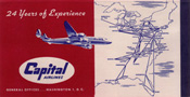Capital Airlines Connie Tkt